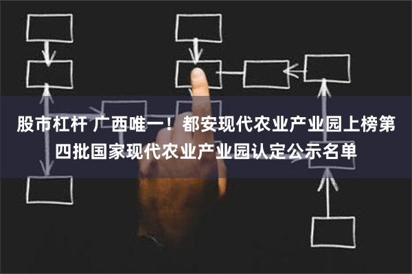 股市杠杆 广西唯一！都安现代农业产业园上榜第四批国家现代农业产业园认定公示名单