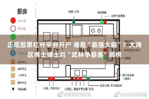 正规股票杠杆平台开户 谁是“最强大脑”？大湾区博士博士后“武林争霸赛”揭榜