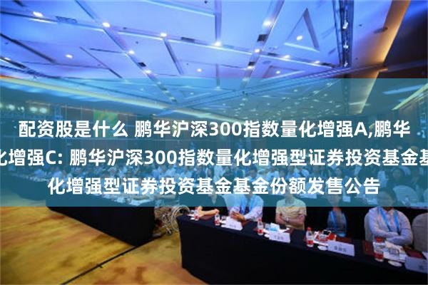 配资股是什么 鹏华沪深300指数量化增强A,鹏华沪深300指数量化增强C: 鹏华沪深300指数量化增强型证券投资基金基金份额发售公告